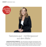 Jacqueline Piotaz Featured In "Schweizer Beauty Labels-Jacqueline Piotaz Switzerland
